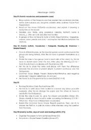 English Worksheet: Planning