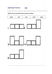 English Worksheet: spelling