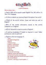 English Worksheet: Did you know...