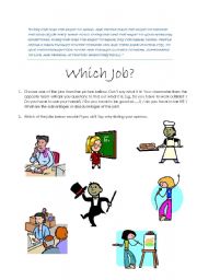 English Worksheet: jobs