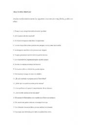 English worksheet: grammar