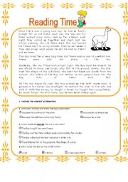 English Worksheet: READING INCA BOY