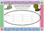 Adjective snakes