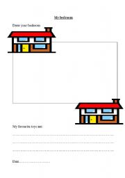 English worksheet: portfolio 5 - bedroom and toys