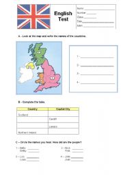 English Worksheet: Test your English - 3 pages