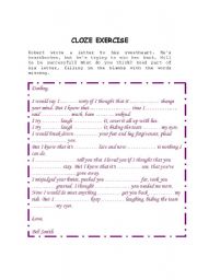 English Worksheet: Boys dont cry - The Cure