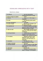 Vocabulary - expressions with 