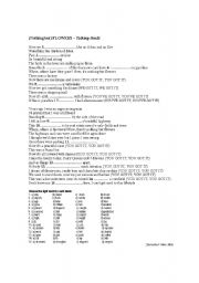 English Worksheet: Nothing but flowers - Talking Heads