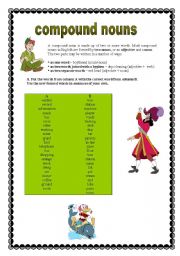 English Worksheet: Compound nouns (07.09.08)