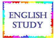 English worksheet: ebglish study