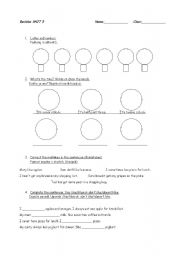 English worksheet: Revision paper