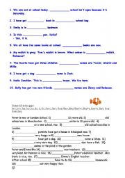 English Worksheet: Possessive pronouns 2