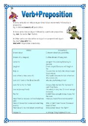 English Worksheet: Verb+preposition (08.09.08)