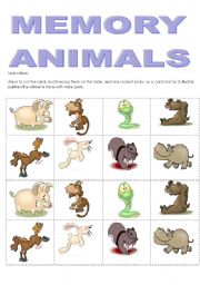 MEMORY ANIMALS