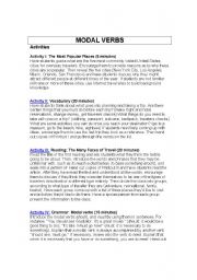 English Worksheet: Lesson Plan on Modal Verbs