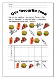 English Worksheet: graphs