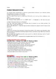 English Worksheet: would / used to ? 