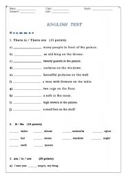 Progress Test- 5th grade