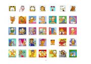 English Worksheet: Garfield badges 