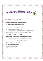 4 skills included-the busiest day