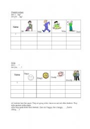 English worksheet: Speaking - to be