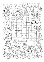 Alphabet Crossword