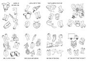 English Worksheet: Alphabet Mini Book