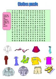 Clothes puzzle