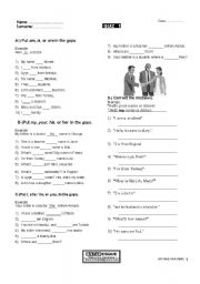 English Worksheet: quiz1