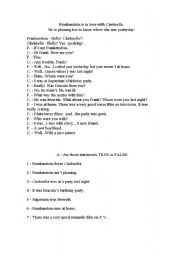 English Worksheet: text