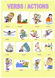 VERBS AND ACTIONS