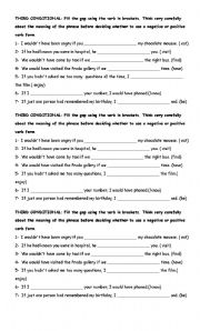 Exercises on the first conditional
