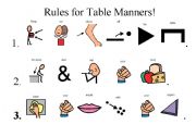 English Worksheet: Table Manners