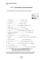 English Worksheet: Gerunds vs. Infinitives