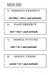 English worksheet: Passive voice 2