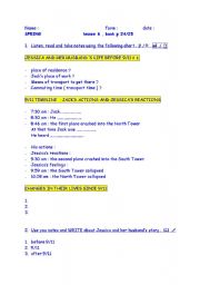 English Worksheet: Spring 3me  World Trade Center