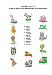 English Worksheet: Animal Noises