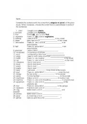 countable and uncountable nouns