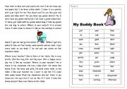 English Worksheet: Buddy book 4