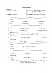 English Worksheet: Conditional - type 2