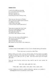 English Worksheet: Limericks & Qs