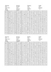 English Worksheet: Christmas wordsearch