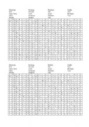 English Worksheet: Christmas wordsearch