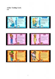 Arthur - Trading Cards 3/4