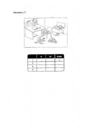 English worksheet: Prepositions