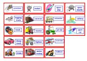 English Worksheet: Transportation Bingo ( 2 of 3 )