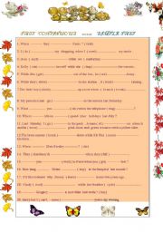 Past continuous versus Simple Past 