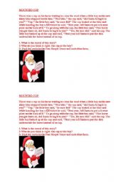 English Worksheet: Joke santa claus!!!!