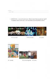English Worksheet: was ad were
