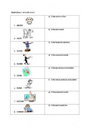 English Worksheet: jobs